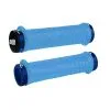 POIGNEES TLD ODI MTB TURQUOISE / LOCK BLEU -BMX Soldes poignees tld odi mtb turquoise lock bleu