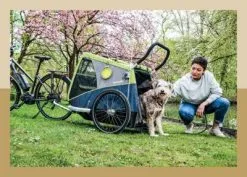 Remorque Croozer Peppa Pour Chien -BMX Soldes remorque chien croozer peppa 4 big