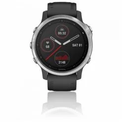 Garmin Montre GPS De Sport Fenix 6S Silver Noir, Bracelet Noir -BMX Soldes rtrtrtrt z