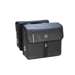 Double Sacoche Vélo étanche Willex VAE 40 Litres Noire