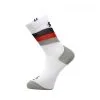 RAFA'L Chaussettes Hautes Rafal Stripes Carbone White Red 39/42