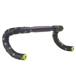 Ruban De Cintre Supacaz Super Sticky Kush Noir Jaune -BMX Soldes supacaz galaxy guidoline ruban de guidon caches noir neon jaune 2 big