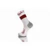 Chaussettes Vélo RAFA'L CELESTE 2 BLANC/ ROUGE -BMX Soldes tha7ztrss2 z