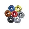 VIS COURONNE COULEUR COURTE ALU ( Kcnc OU AEROZINE) 2 VIS COURONNE COULEUR COURTE ALU ( Kcnc OU AEROZINE) -BMX Soldes vis couronne couleur courte alu
